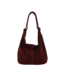 Color Club Suez Suede Bag - Bordeaux