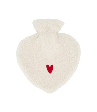 Zusss Kruik Teddy - Wit/Rood