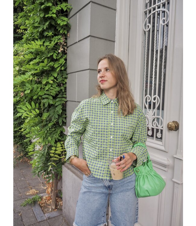 JCSophie Jenevieve Blouse - Green Check