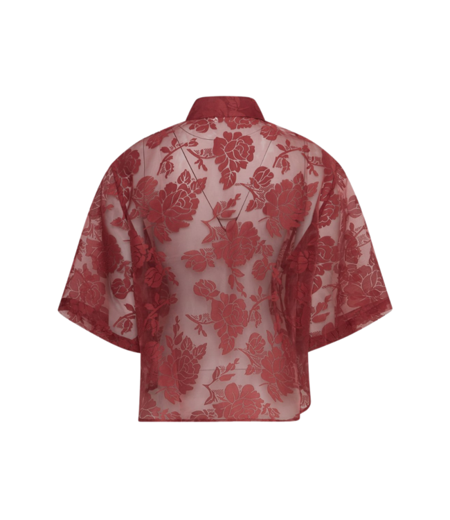 Moss Copenhagen Lettiche 3/4 Shirt - Syrah