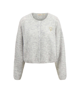 Zusss Basic Vestje - Middengrijs