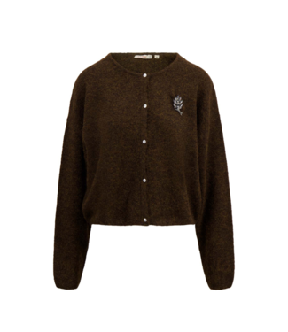 Zusss Basic Vestje - Chocoladebruin