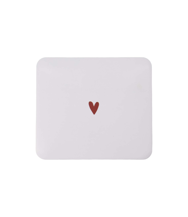 Zusss Koekblik Hartje - Rood/Grijs/Groen