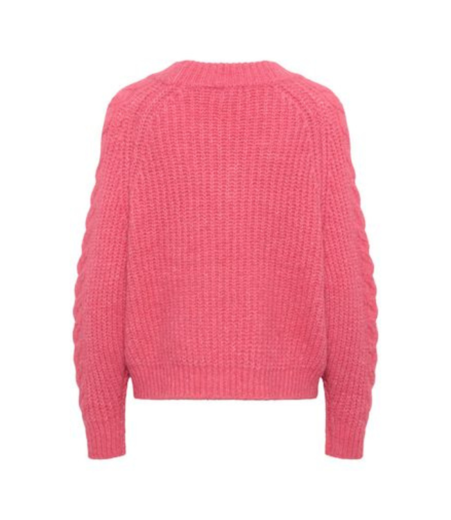 Saint Tropez Manda Pullover - Wild Rose Melange