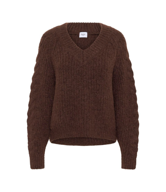Saint Tropez Manda Pullover - Fondue Fudge Melange