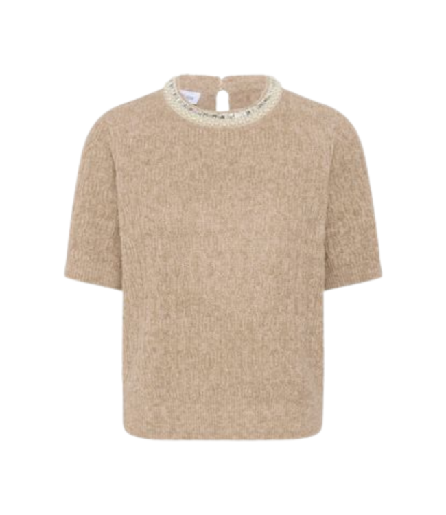 Saint Tropez Makenna Pullover - Tigers Eye Melange