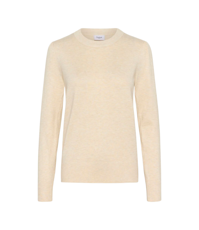 Saint Tropez Mila Pullover - Brown Rice Melange