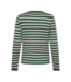 Saint Tropez Mila Striped Cardigan - June Brown Rice Stripe