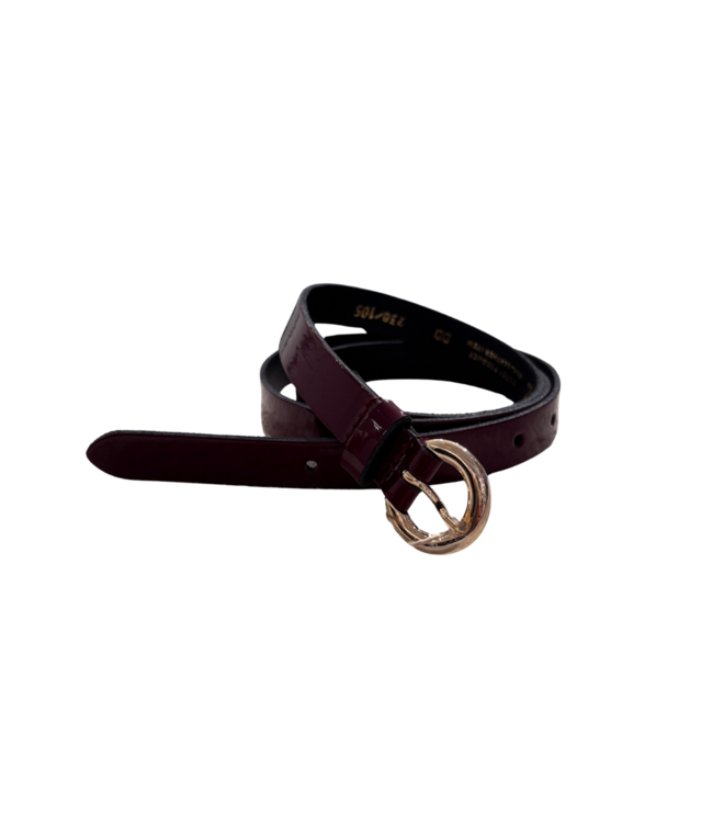 TREZZ Belt Patent Lak 230 - Bordo