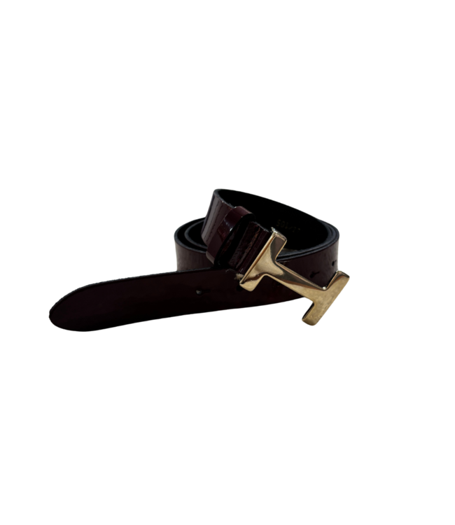 TREZZ Belt Patent Lak 756 - Bordo