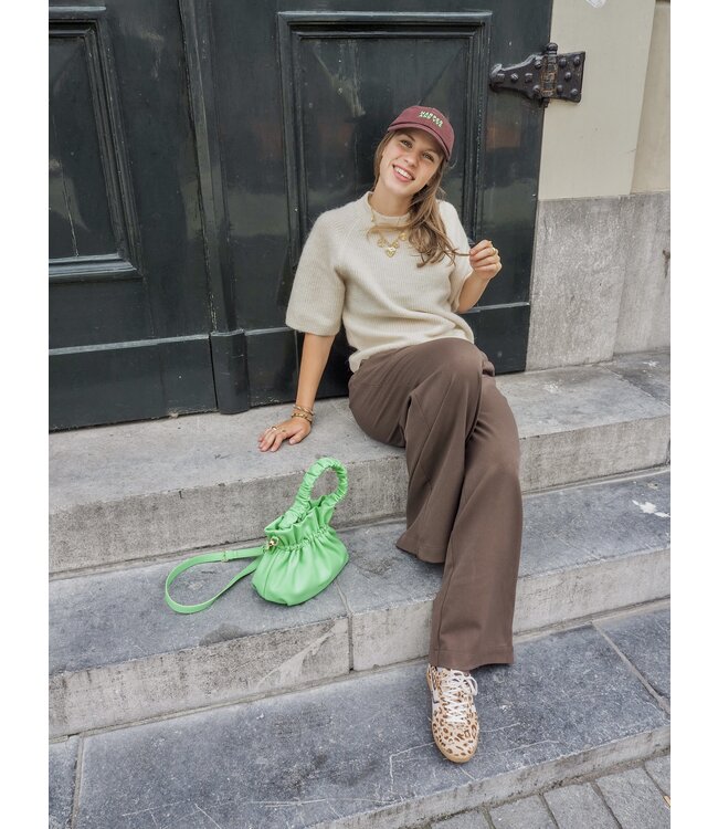 Moss Copenhagen Henrika High Waist Pants - Slate Black