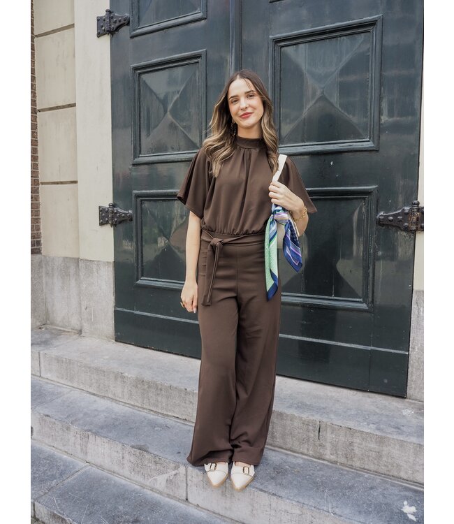 Sisters Point Girl Jumpsuit - Dark Chocolate