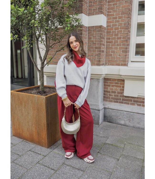 Moss Copenhagen Henrika High Waist Pants - Syrah