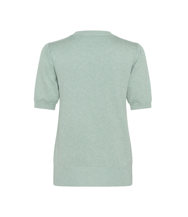 Saint Tropez Mila Short Sleeve Pullover - Blue Surf Melange