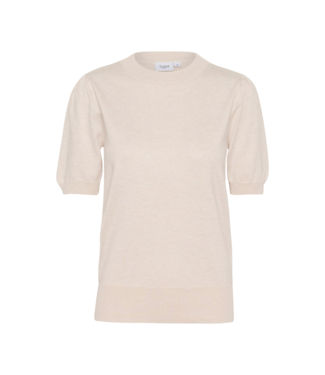 Saint Tropez Mila Short Sleeve Pullover - Fog Melange
