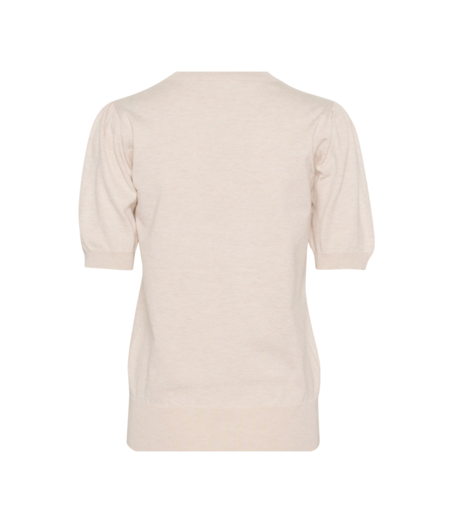 Saint Tropez Mila Short Sleeve Pullover - Fog Melange