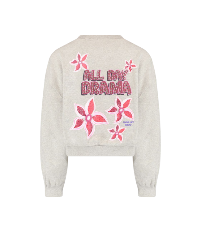 Harper & Yve Alldaydrama Sweater - Grey Melee