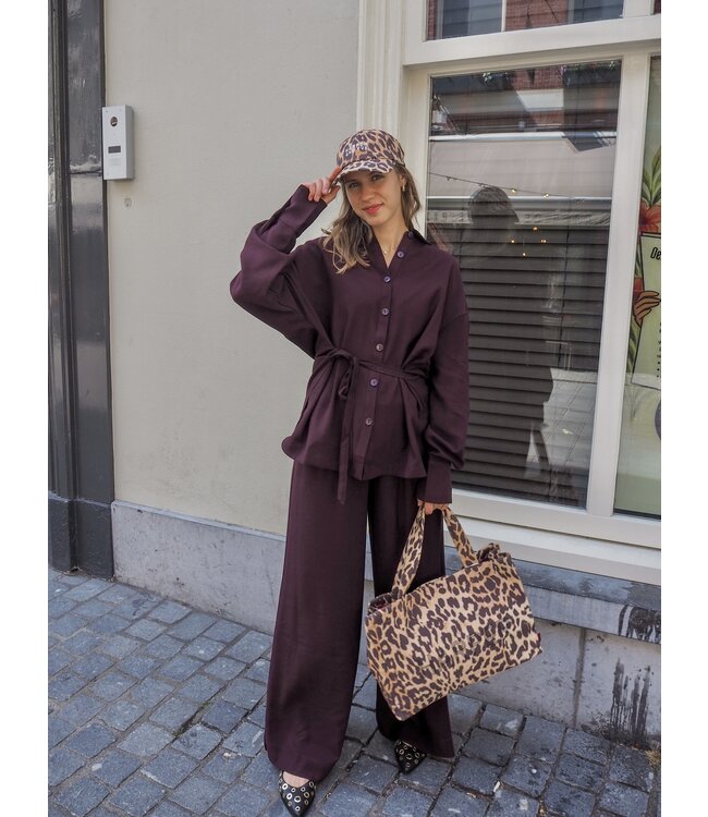 Harper & Yve Meike Pants - Dark Fudge