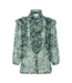 Saint Tropez Maxine Blouse - Pine Autumn Forest