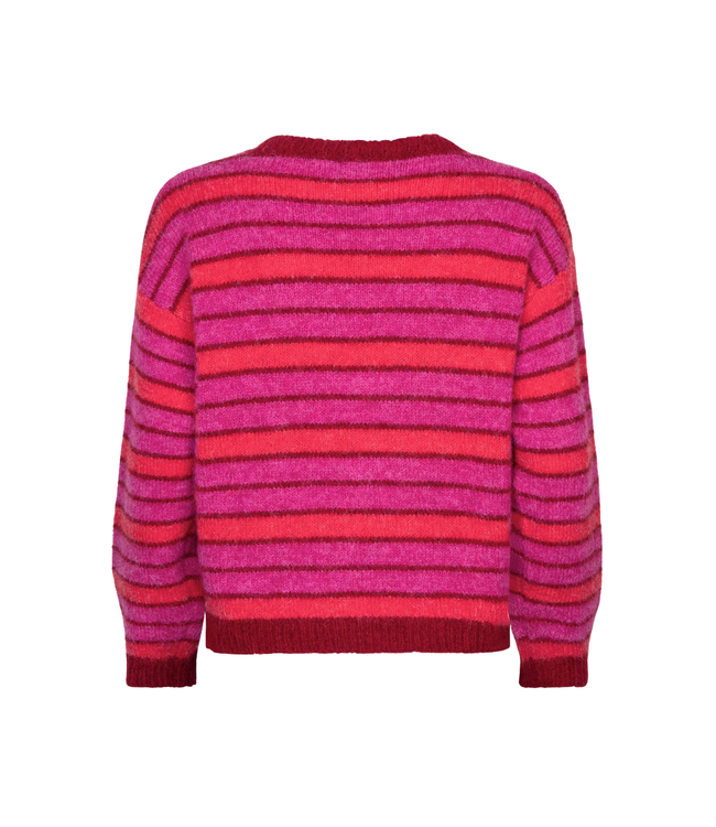 Ydence Cardigan Ginny - Fuchsia/Red
