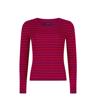 Ydence Knitted Top Devina - Fuchsia Purple/Red
