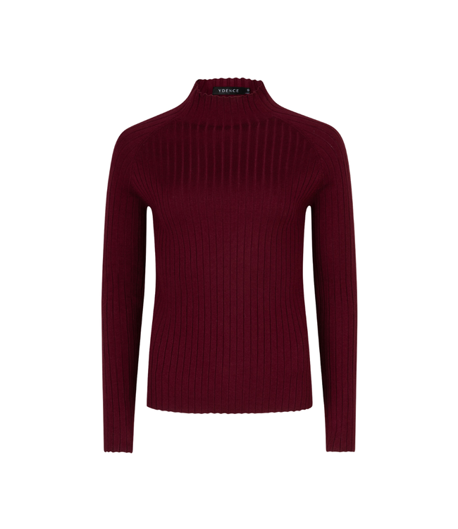 Ydence Knitted Top Kit - Burgundy