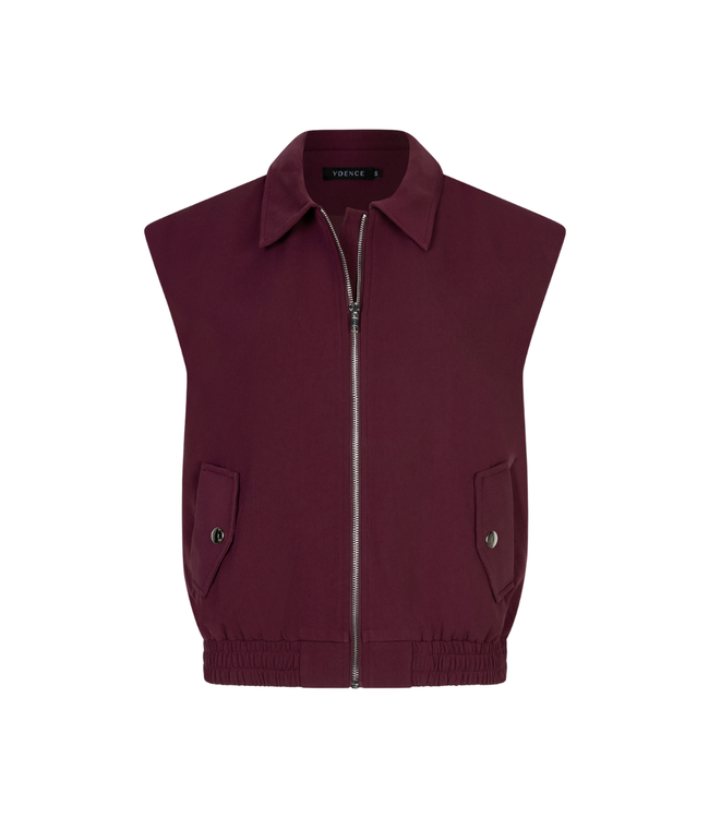 Ydence Gilet Danielle - Burgundy