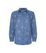 Ydence Blouse Gabia - Denim Blue