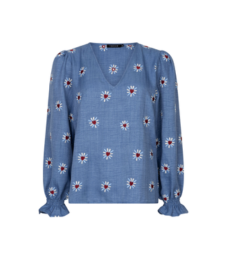 Ydence Top Philou - Denim Blue