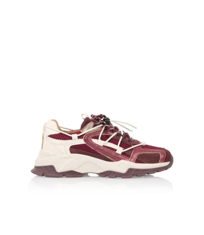 DWRS Label Isola Mesh - Bordeaux/Off White