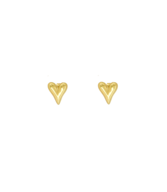 Zusss Oorbellen Hartje - Goud