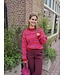 Ydence Knitted Sweater Aria - Fuchsia/Red