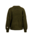 Zusss Trui met Hartje Detail - Moss Green