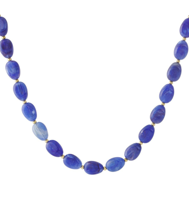 Color Club Ketting Beads - Dark Blue