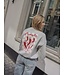 Ydence Sweater Just Chillin - Grey Melange