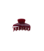 Black Colour Vale Hair Claw - Wine