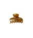 Black Colour Vale Hair Claw - Mustard