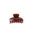 Black Colour Vale Hair Claw - Amber