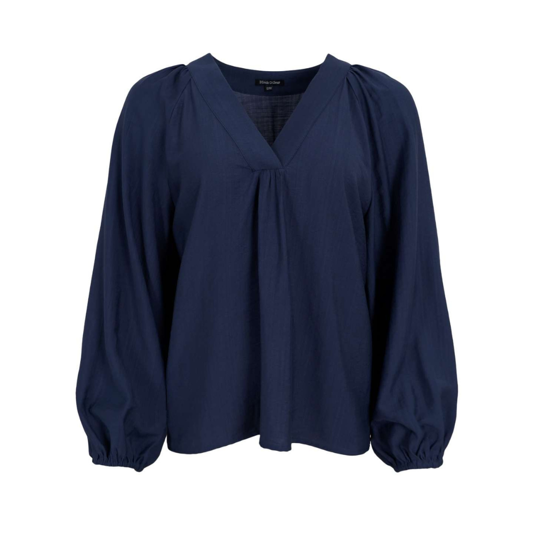 Black Colour Luisa raglan blouse wheat