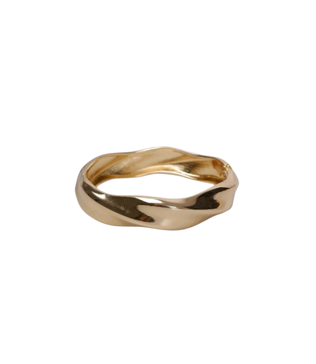 Black Colour Mirabel Bracelet - Gold