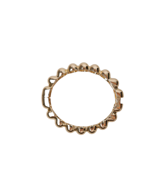 Black Colour Alira Bracelet - Gold