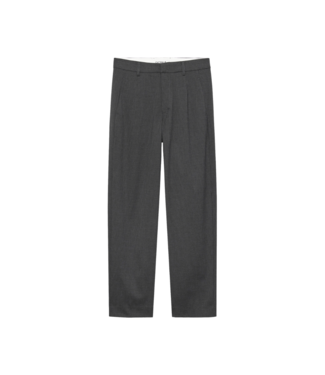 Catwalk Junkie Pinstripe Tapered Trousers - Dark Grey Melange