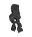 Moss Copenhagen Milania Hope Hood Scarf - Dark Grey Melange