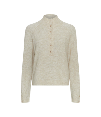 Moss Copenhagen Milania Hope M Pullover - Oatmeal Melange