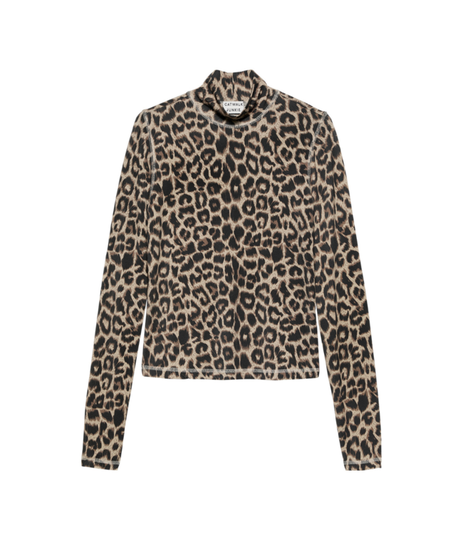 Catwalk Junkie Leopard Long Sleeve - Cement