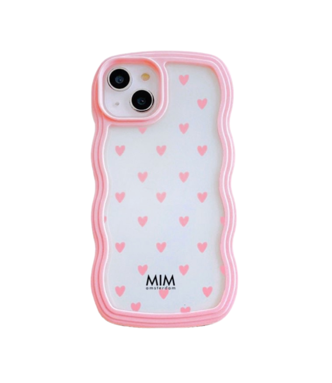 MIM Amsterdam Shockproof Case High on Love - Pink