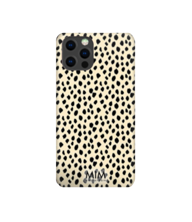 MIM Amsterdam Shockproof Case Dots - Black/Beige