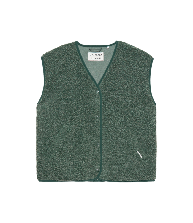 Catwalk Junkie Teddy Bodywarmer - Pine Forest