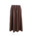 Black Colour Abbie Skirt - Mocca Leo