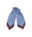 Black Colour Martina Mini Scarf - Light Blue